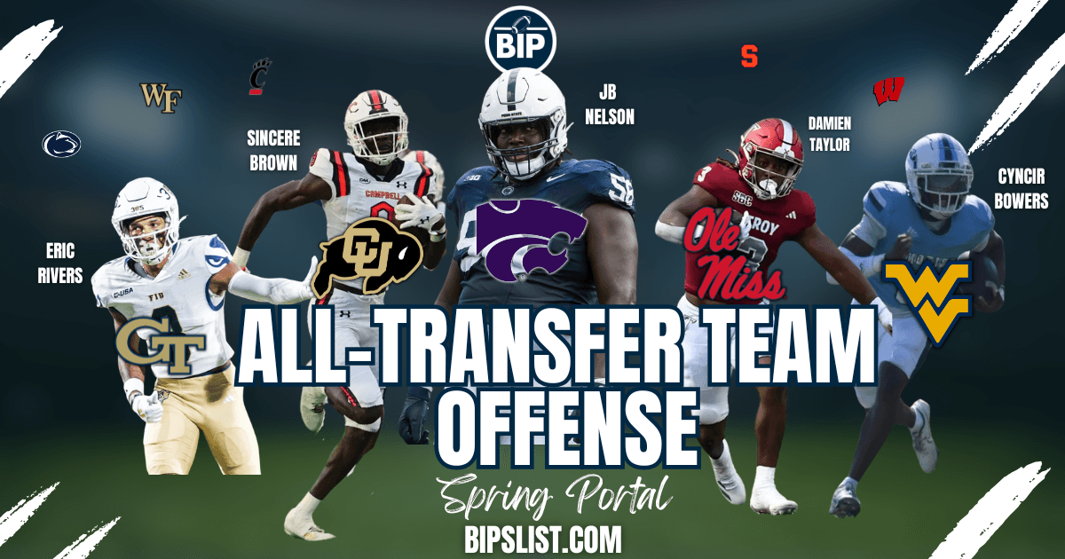 Cover: All-Transfer Team Offense Spring Portal